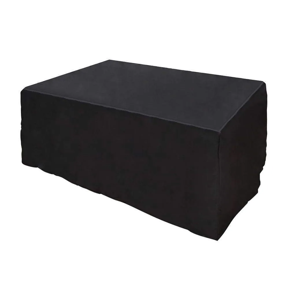 11 Piece PE Wicker Outdoor Rattan Dining Set - Black