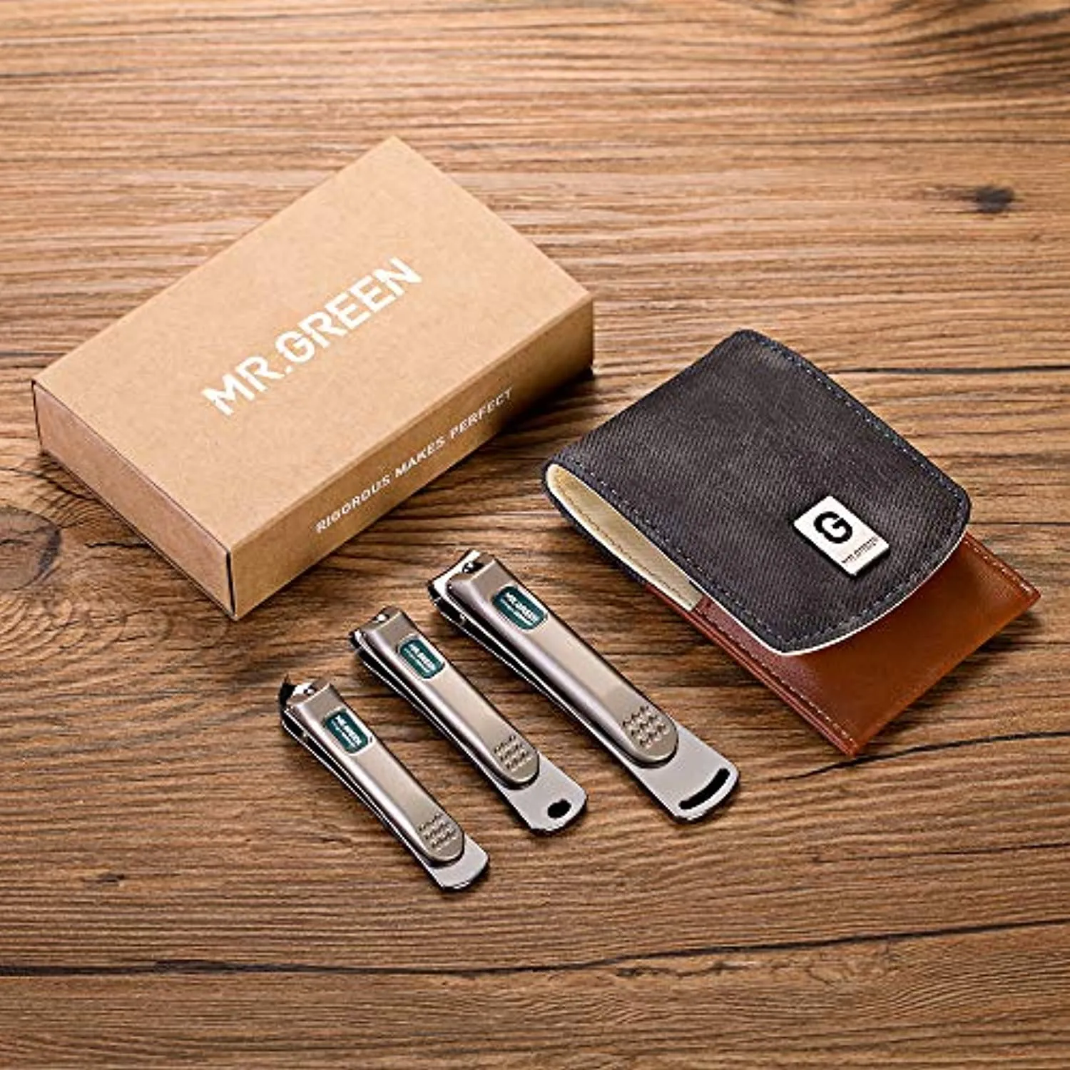 3 pcs Nail clippers set stainless steel nail clippers & slant edg Toenail Clipper Cutter for men and women