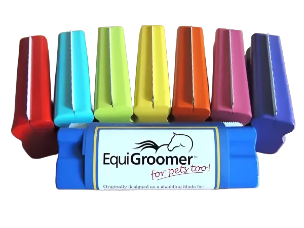 5-Inch Deshedding Tool Royal Blue by EquiGroomer