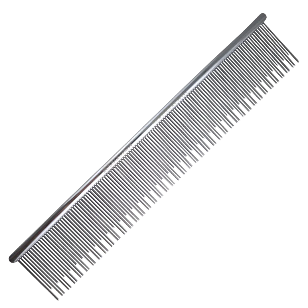 9" Deshedding Comb with Round Handle by PetStore.Direct