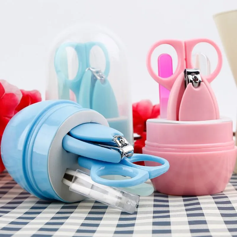 Baby Healthcare Kits Baby Nail Care Set Infant Nail Clippers Care Set With Rabbit Storage Box For Baby