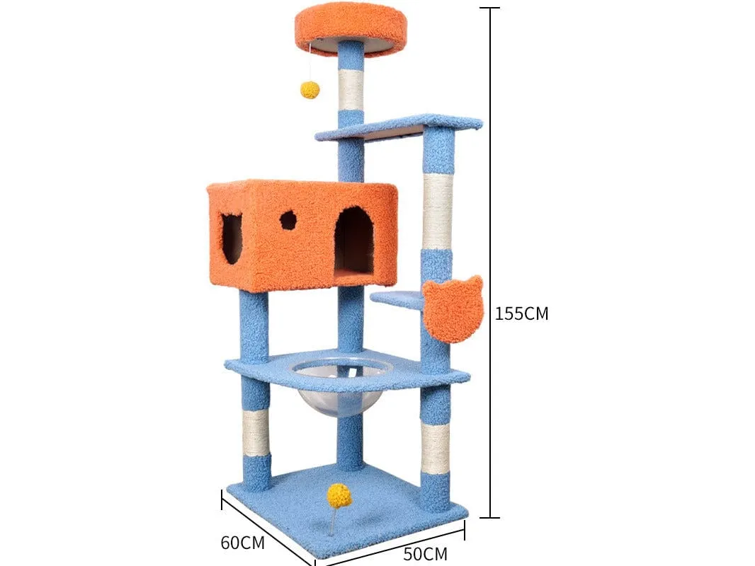 Cat Tree & Scratching As Photo 60*50*155