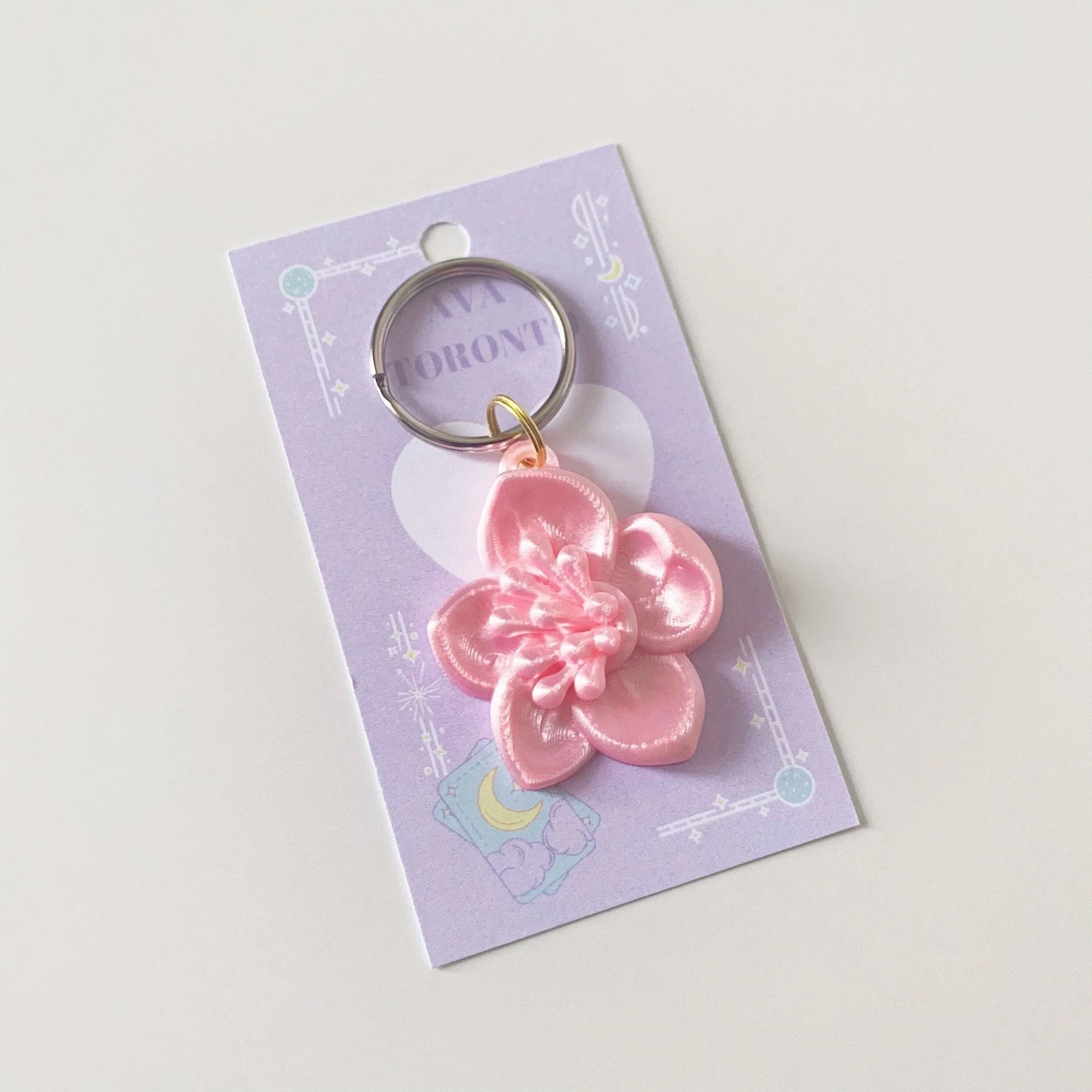 Cherry Blossom Pet Tag