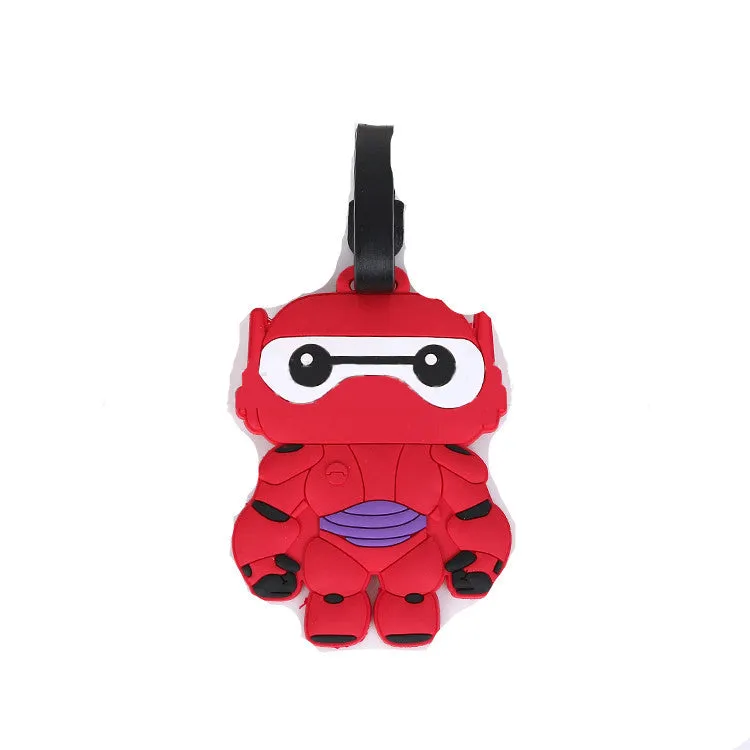 Creative Cute Cartoon PVC Luggage Tag