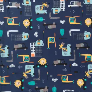 Cuddle® Prints - Hit The Road Midnight 60" Minky Yardage