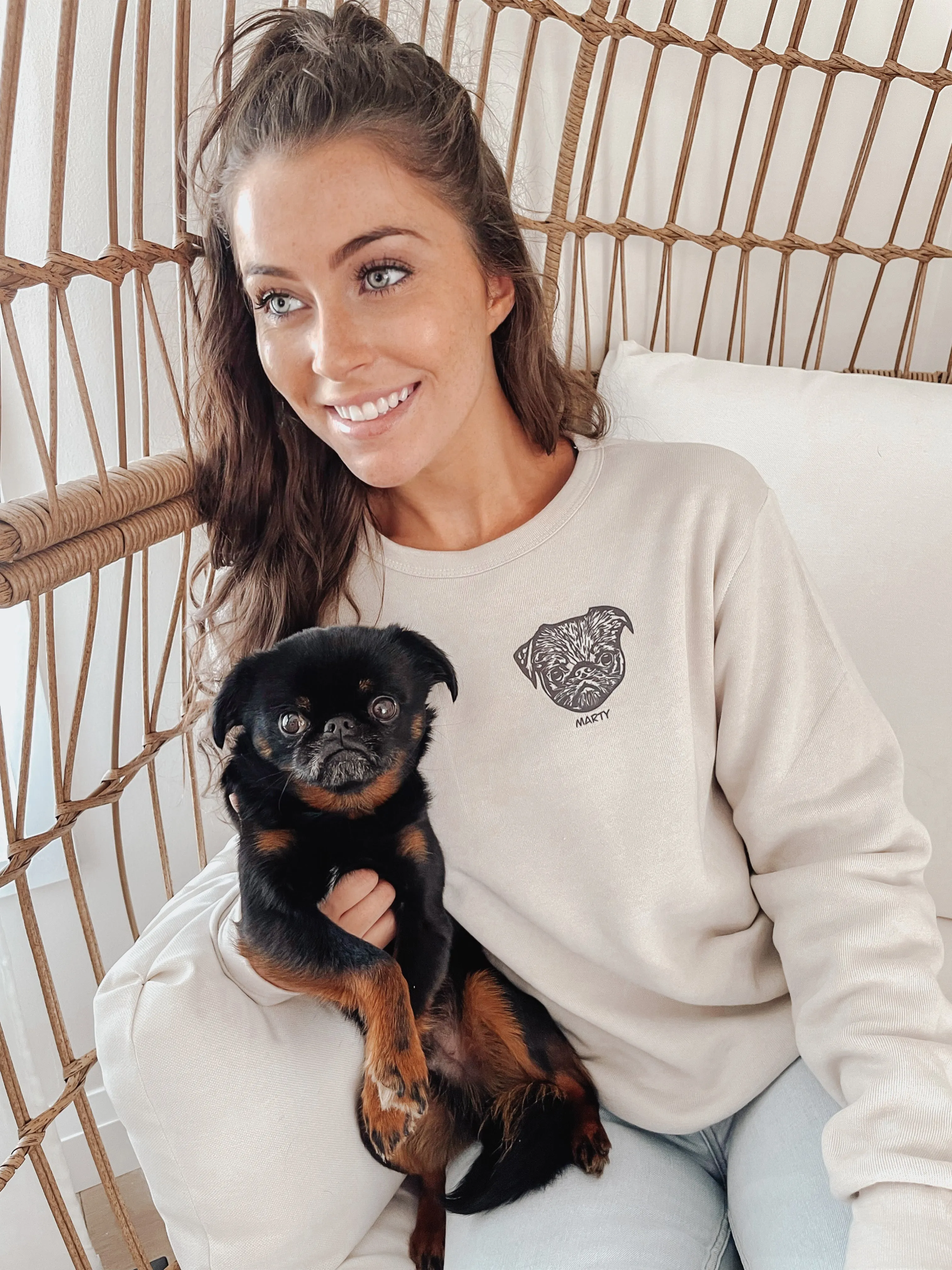 Custom Pet Ultra Soft Crewneck, Unisex