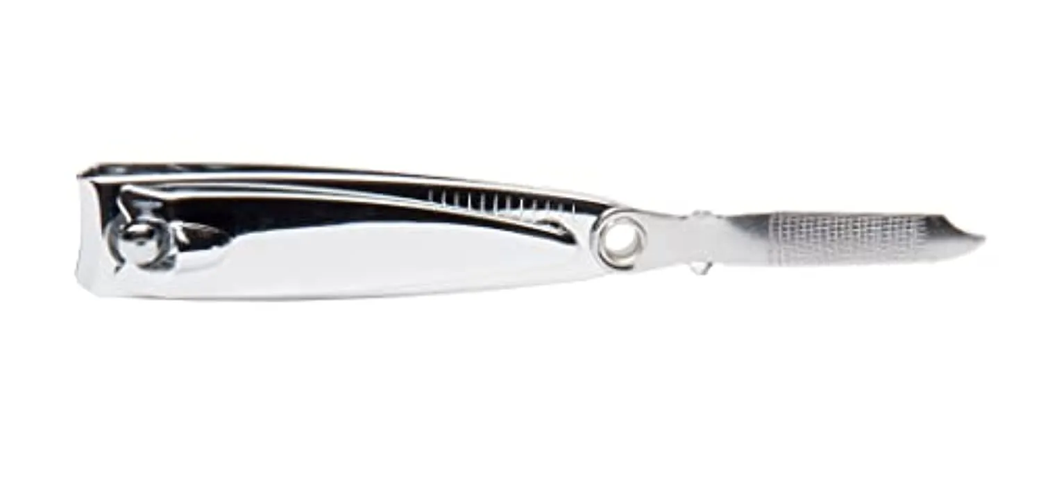 Diane Nail Clippers – Bulk Pack of 72 – For Adults, Kids, Seniors, Men, Women with Fold Out File and Nail Cleaner, Made of Stainless Steel Metal, D904