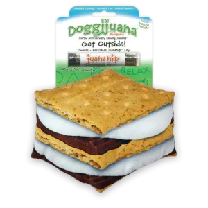 Doggijuana Get Outside Refillable S'mores Dog Toy