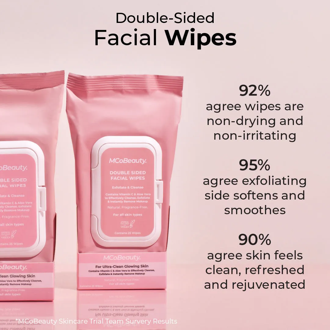 Double-Sided Facial Wipes