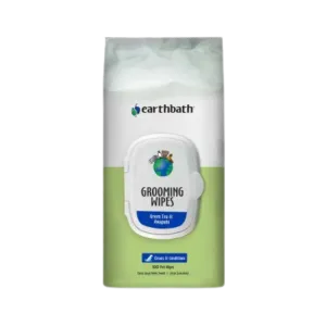 Earthbath Grooming Wipes, Green Tea & Awapuhi, 100 Count