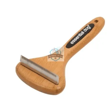 Essential Dog Natural Bamboo Deshedding Tool for Pets