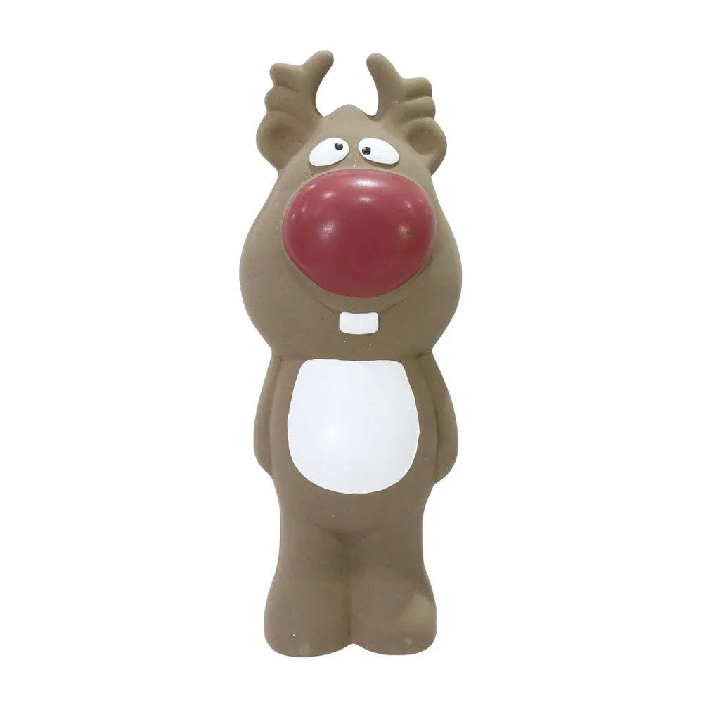 Festive Magic Squeaky Reindeer Dog Toy | 21cm