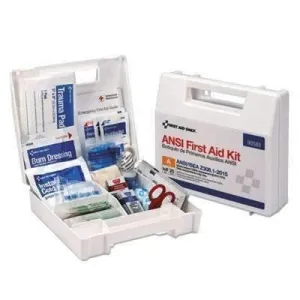 First Aid Only 90588 25 Person Bulk Plastic First Aid Kit, ANSI Compliant