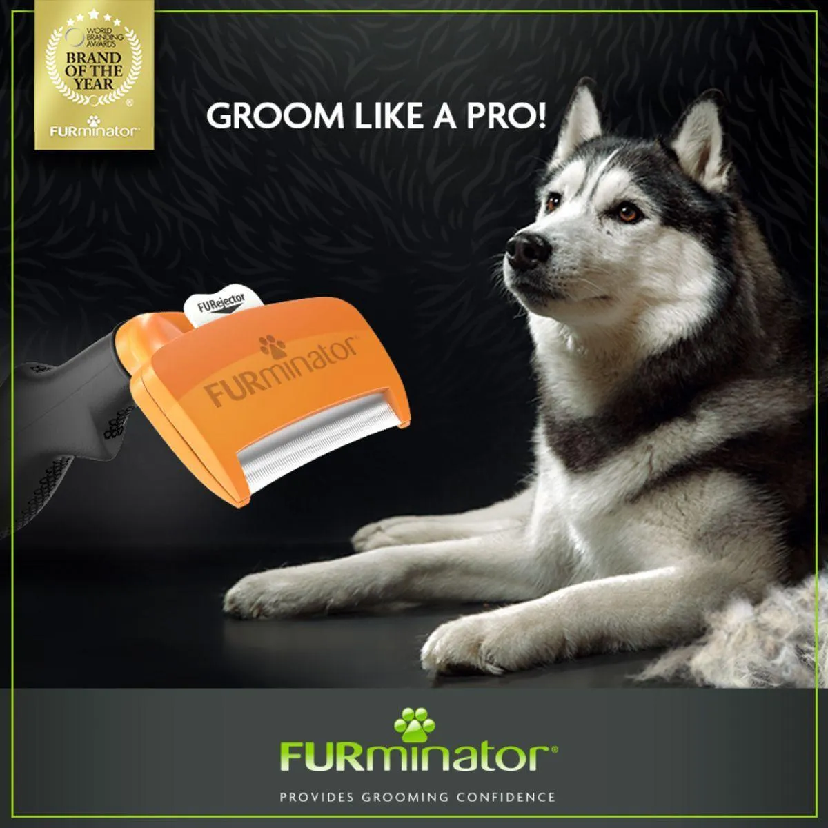 FURminator Short Hair Dog deShedding Tool