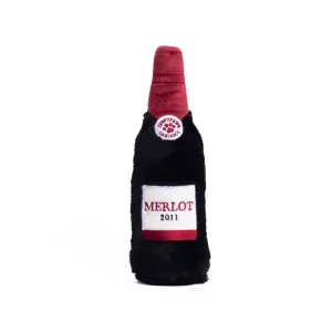 Happy Hour Crusherz Dog Toy - Red Wine