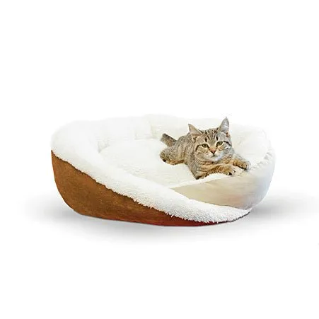 K&H Huggy Nest Green/Tan Small 22" * 19" * 6"