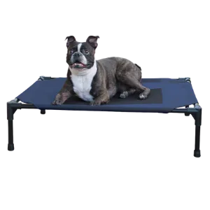 K&H Pet Products Elevated Pet Bed Navy Blue