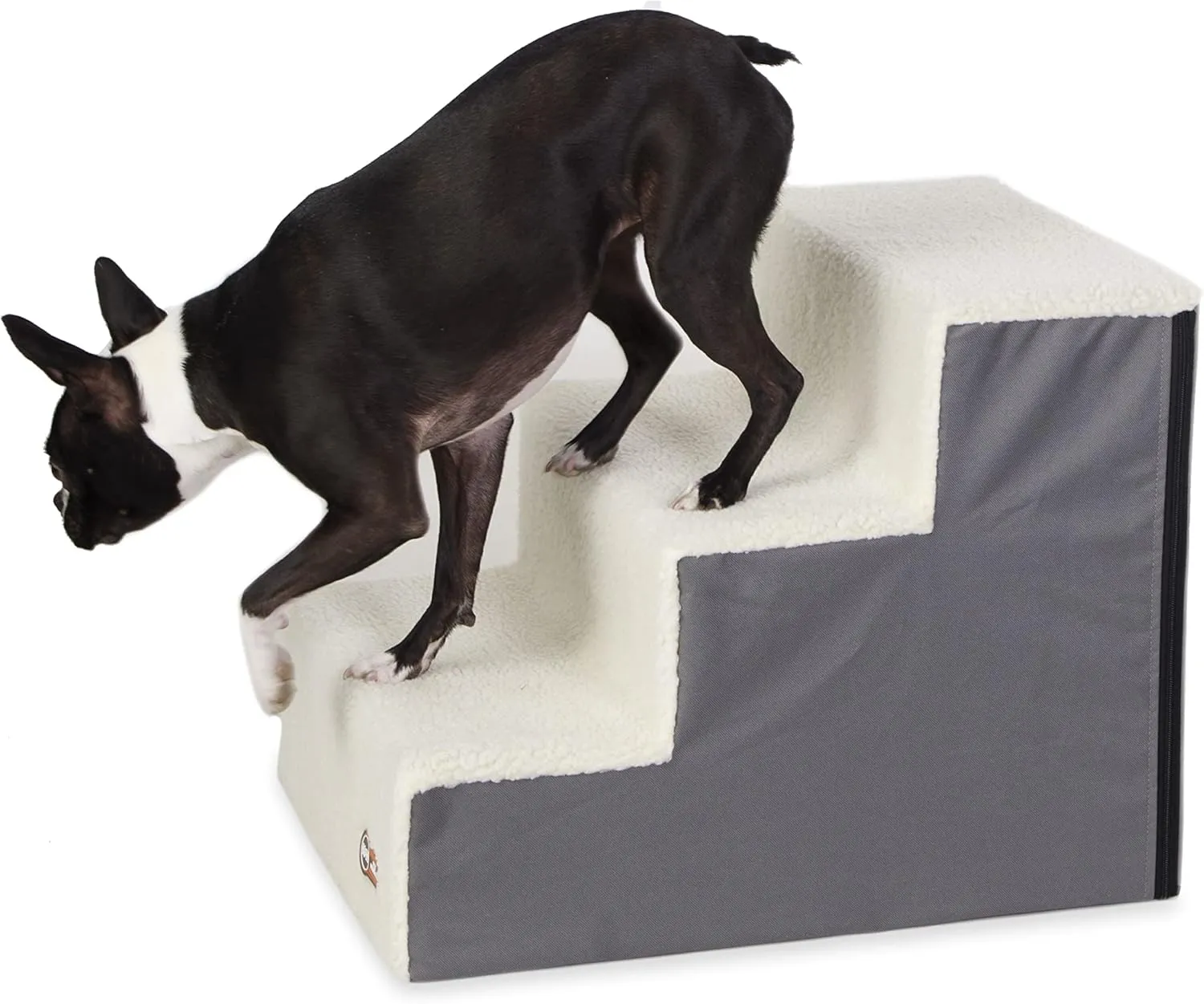 K&H Pet Products™ Pet Stair Steps Fleece 4 Stair Gray
