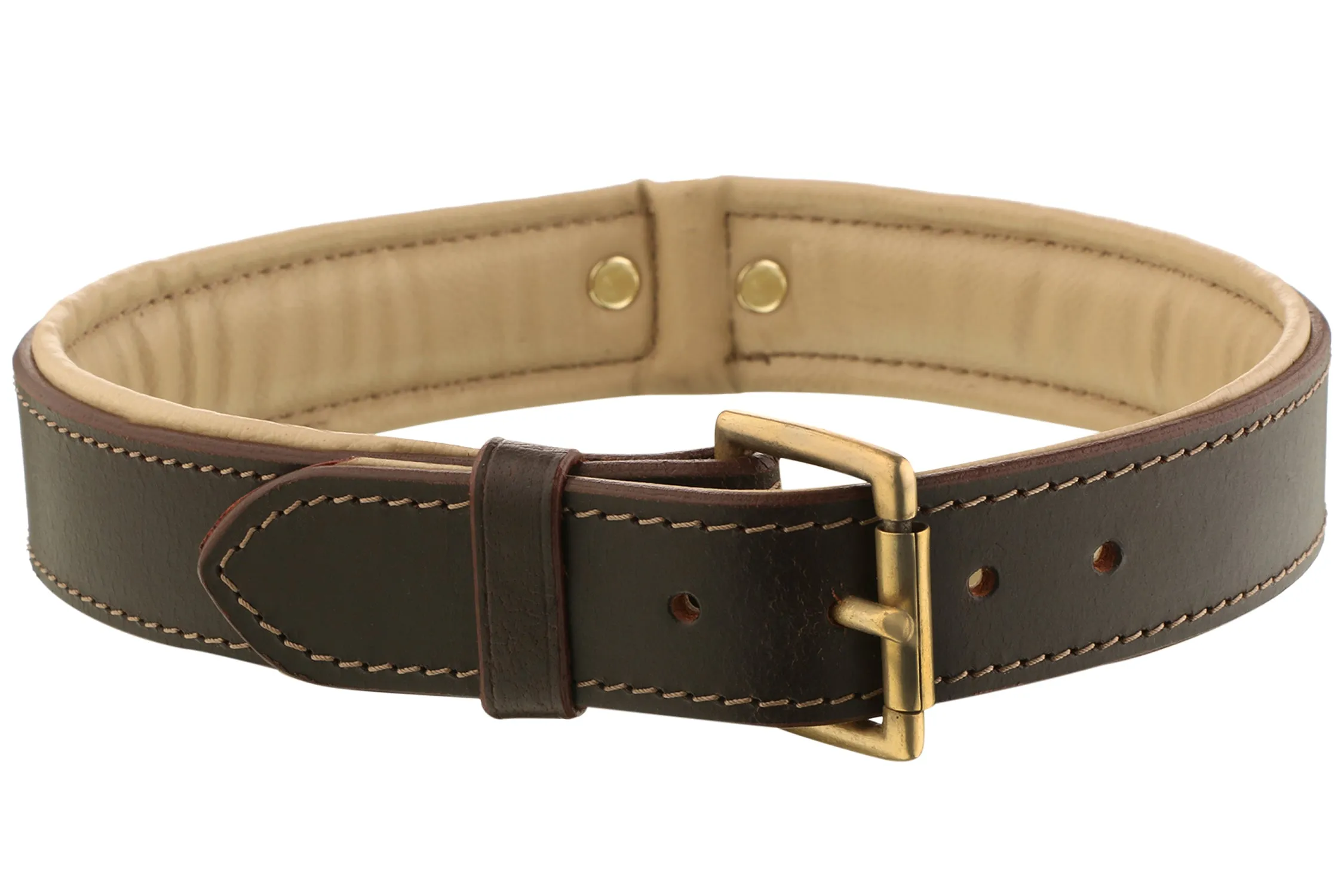 Leather Dog Collar Oreo Collar for large dog breeds