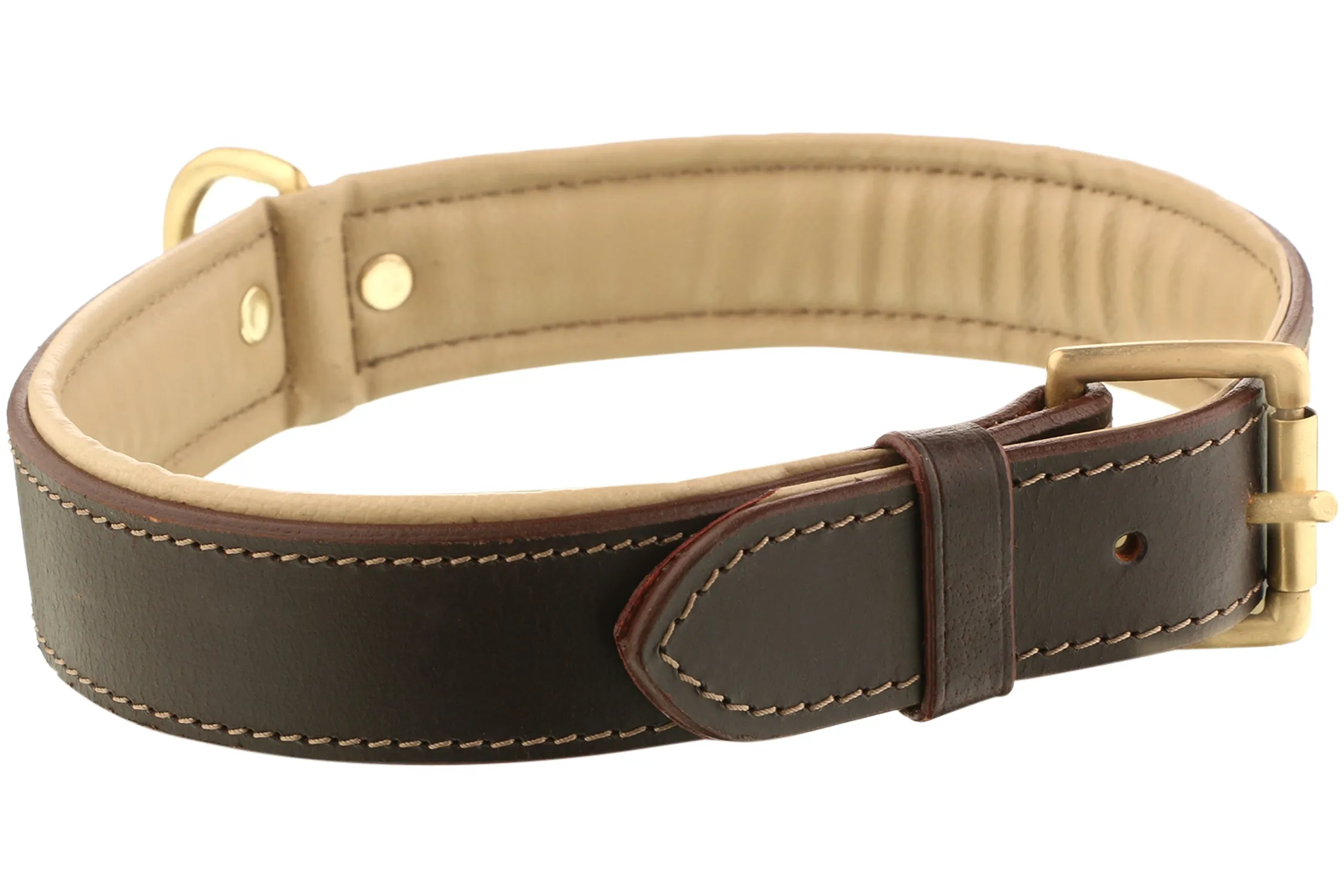 Leather Dog Collar Oreo Collar for large dog breeds