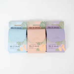Lemon Lavender File It Away Nail Care Kit