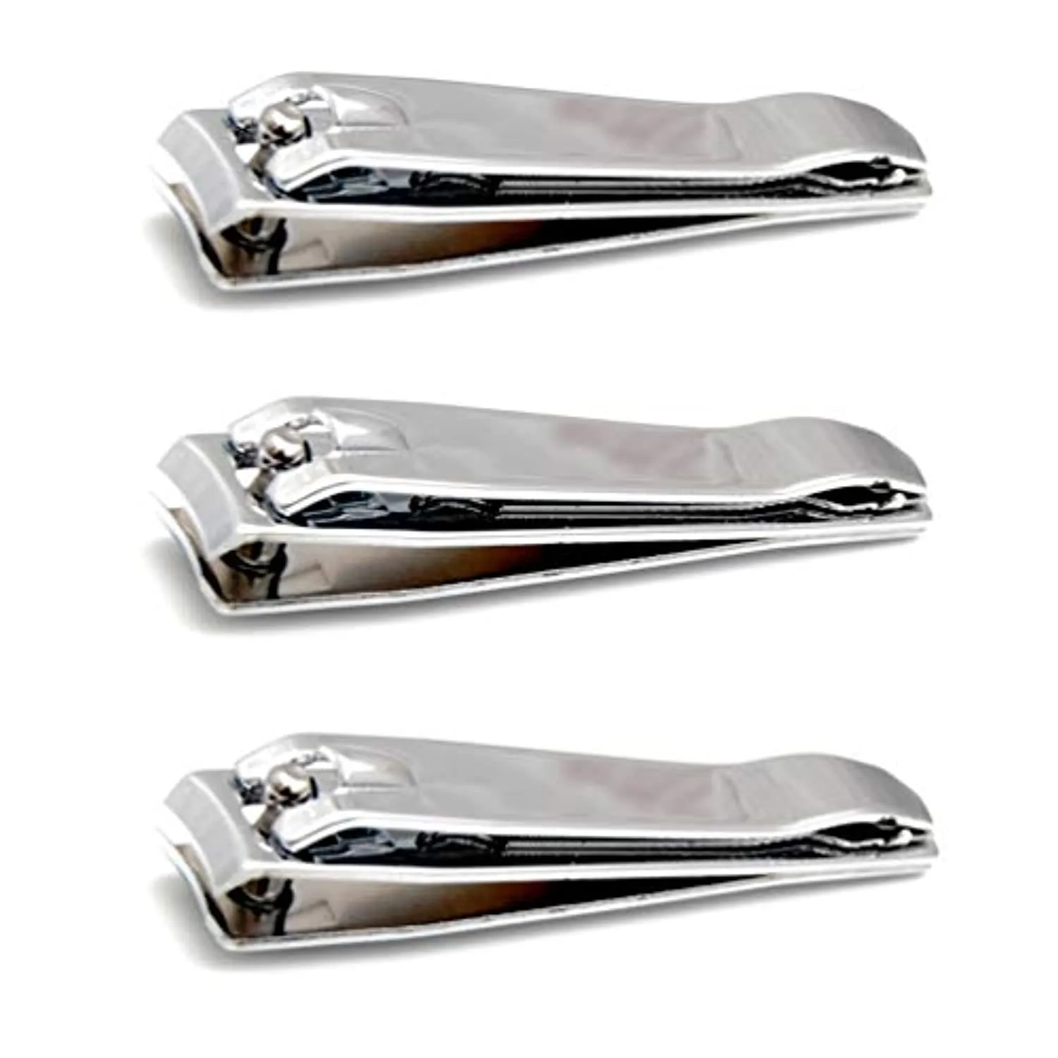 Luxxii (3 Pack) Nail Clippers Set with Nail File Toenail Clippers Nail Cutter Clipper Gift Set for Men and Women