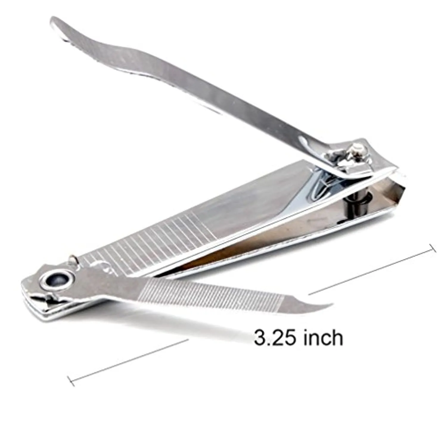 Luxxii (3 Pack) Nail Clippers Set with Nail File Toenail Clippers Nail Cutter Clipper Gift Set for Men and Women
