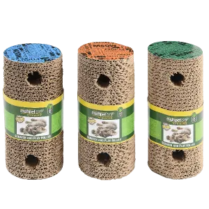 Multipet Scratch and Play Roller Cat Toy with Catnip