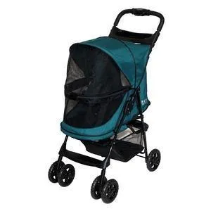Pet Gear Happy Trails No-Zip Pet Stroller - Emerald Green