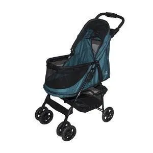 Pet Gear Happy Trails No-Zip Pet Stroller - Emerald Green
