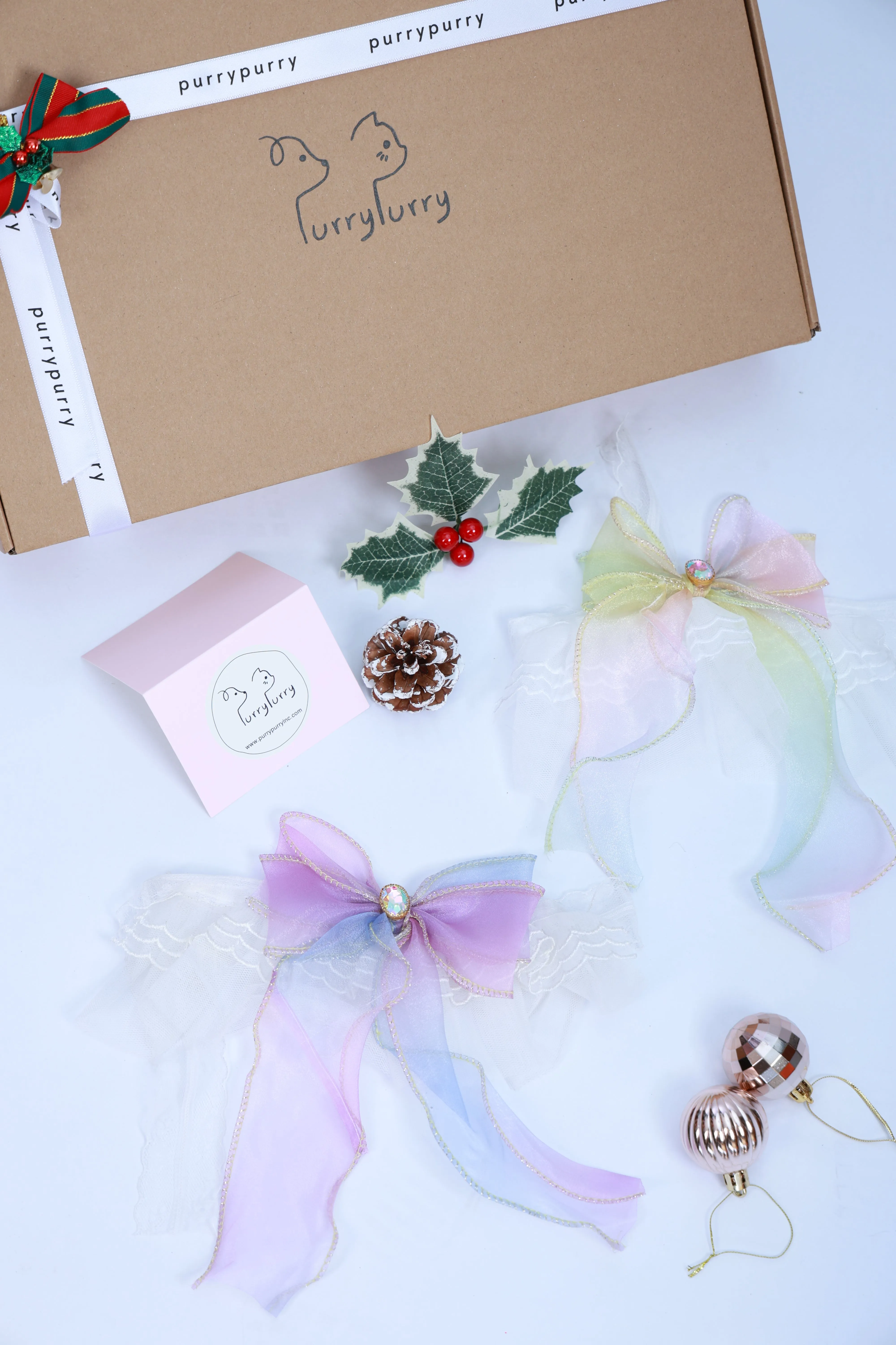Pet Scarf Gift Box Christmas Edition