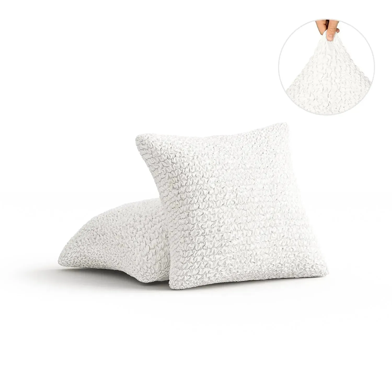 Pillow Slipcovers 2 Pcs Set (18x18 in),  Microfibra Collection