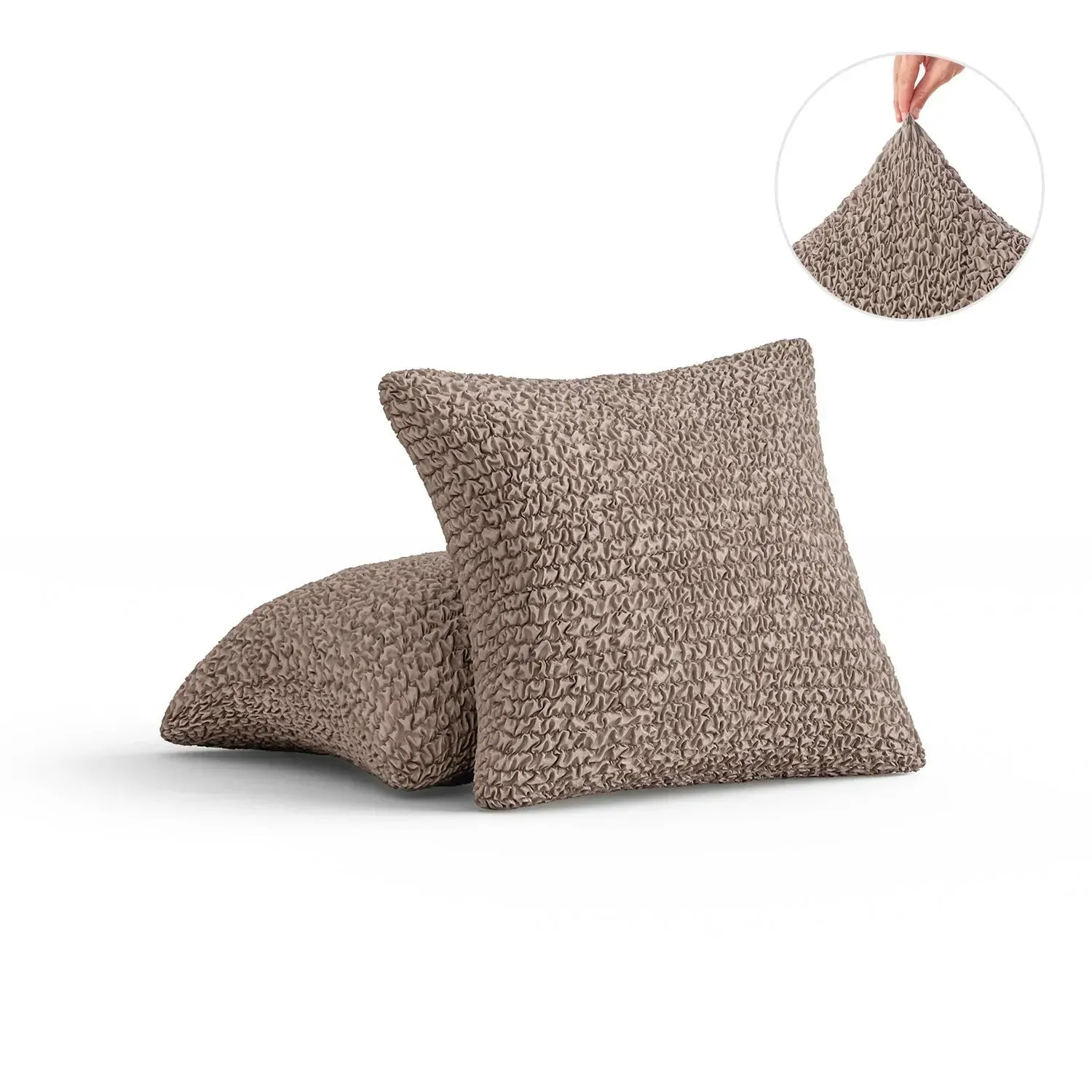 Pillow Slipcovers 2 Pcs Set (18x18 in),  Microfibra Collection