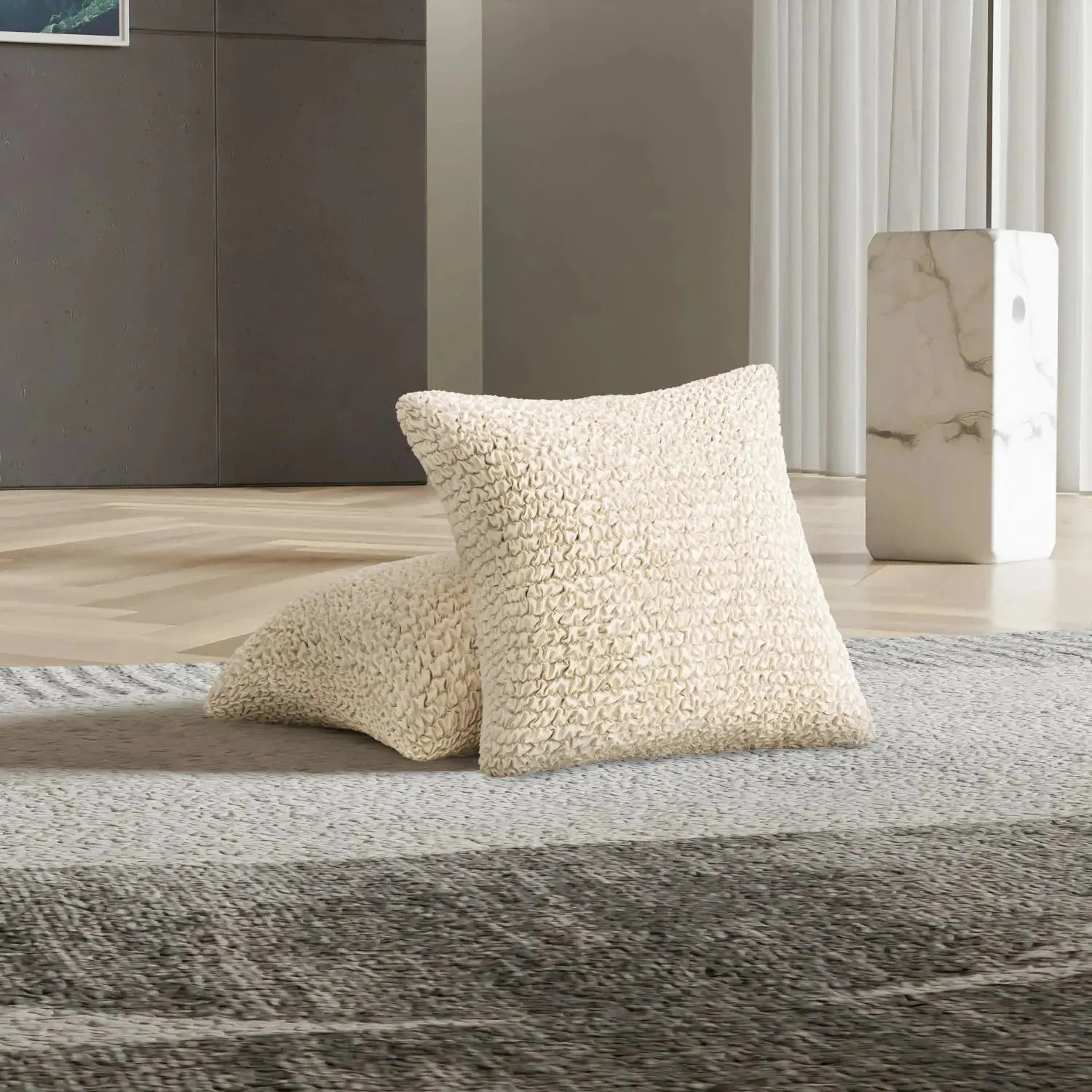 Pillow Slipcovers 2 Pcs Set (18x18 in),  Microfibra Collection