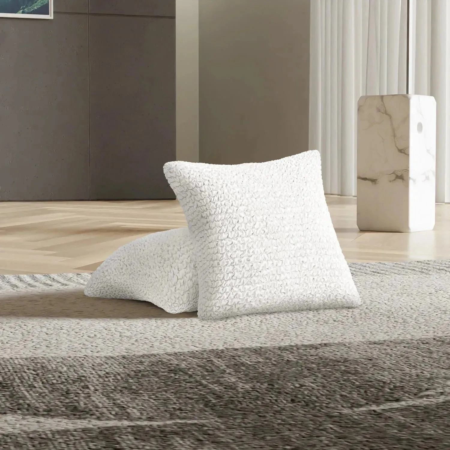 Pillow Slipcovers 2 Pcs Set (18x18 in),  Microfibra Collection