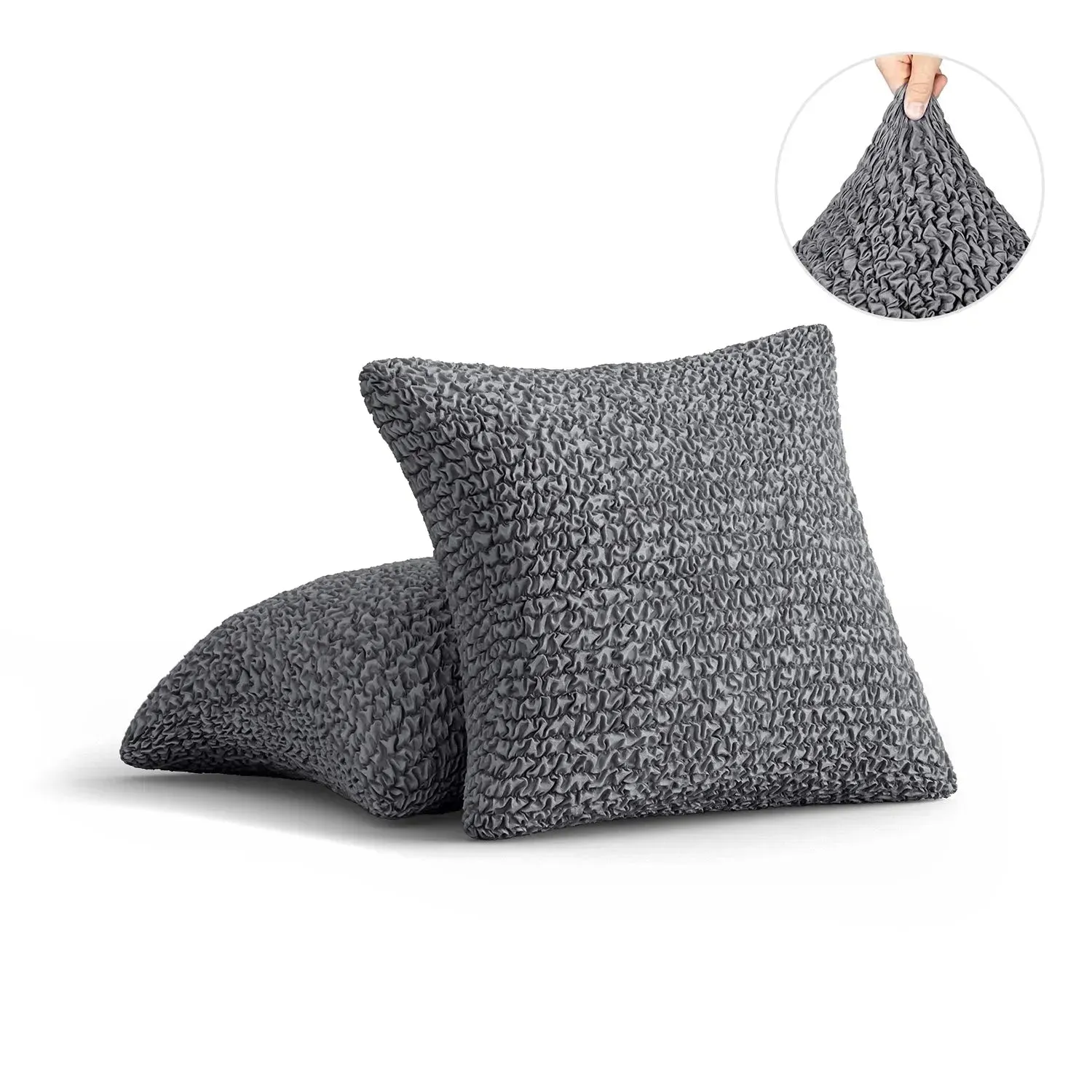 Pillow Slipcovers 2 Pcs Set (18x18 in),  Microfibra Collection
