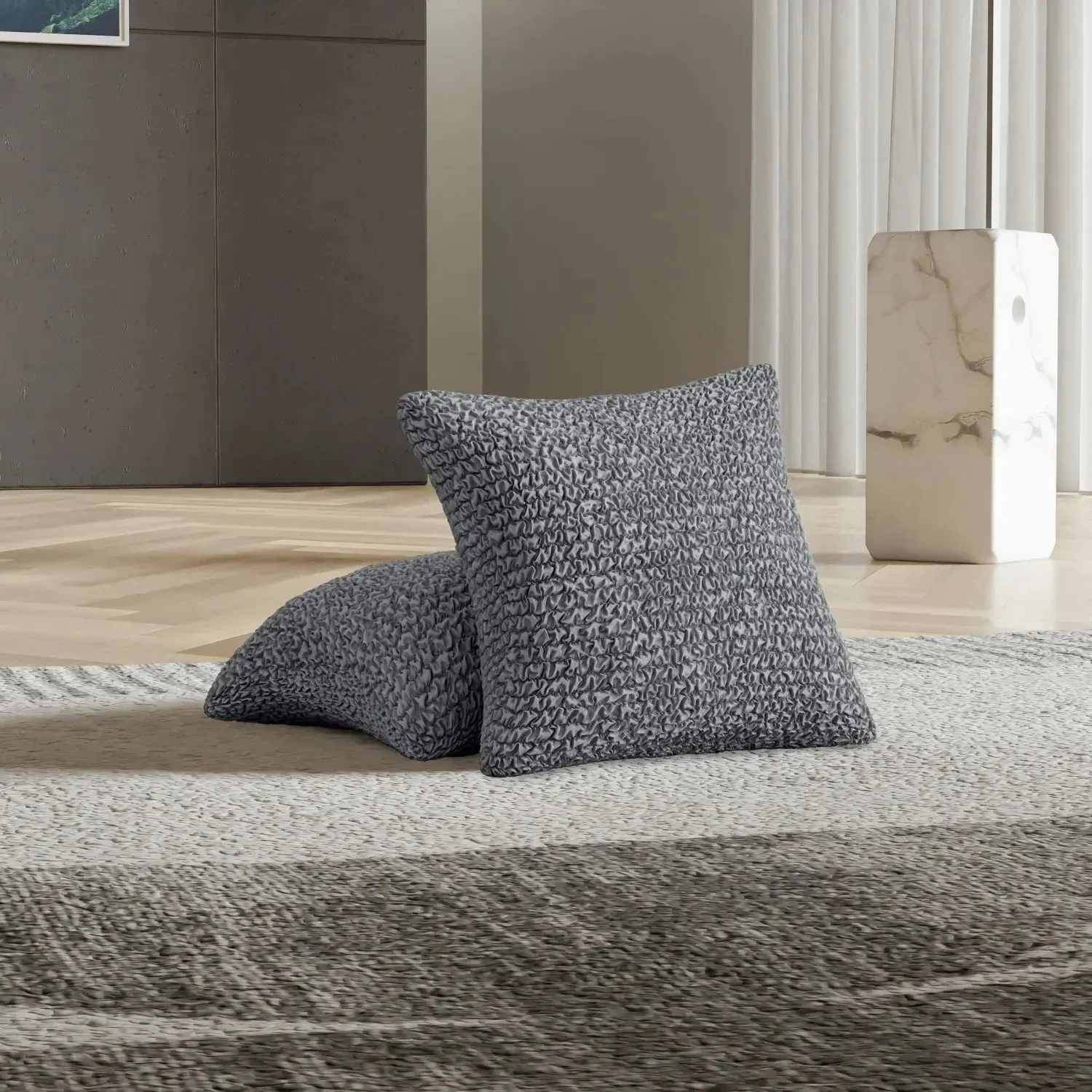 Pillow Slipcovers 2 Pcs Set (18x18 in),  Microfibra Collection