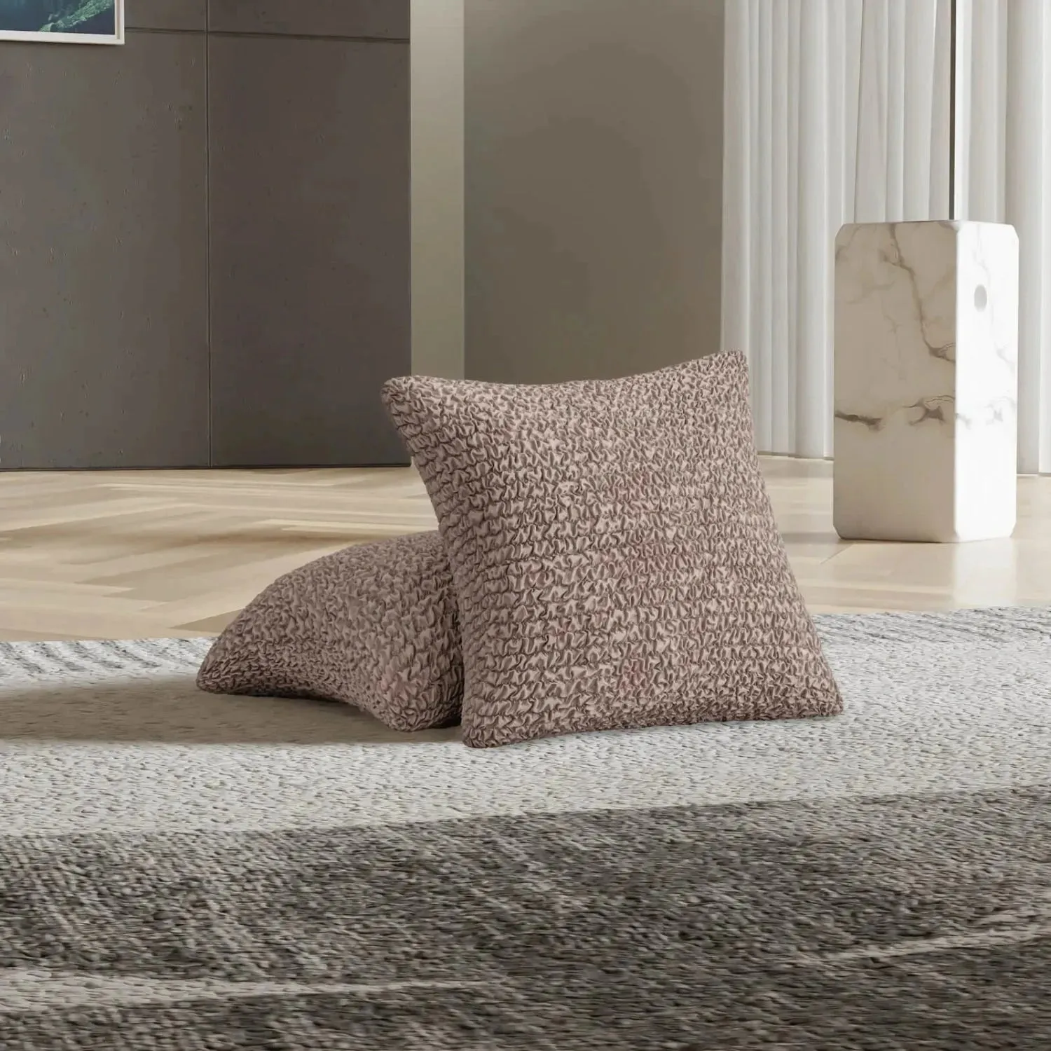 Pillow Slipcovers 2 Pcs Set (18x18 in),  Microfibra Collection