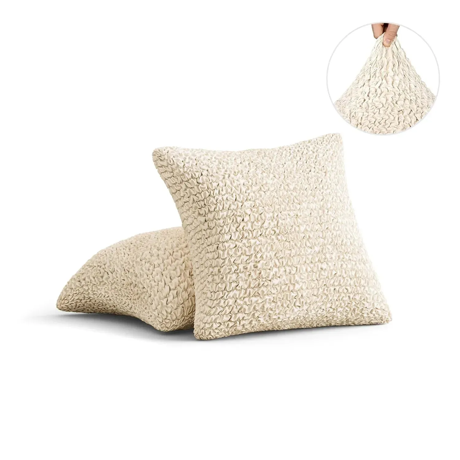 Pillow Slipcovers 2 Pcs Set (18x18 in),  Microfibra Collection