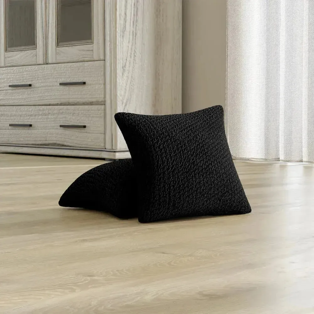 Pillow Slipcovers 2 Pcs Set (18x18 in),  Velvet Collection