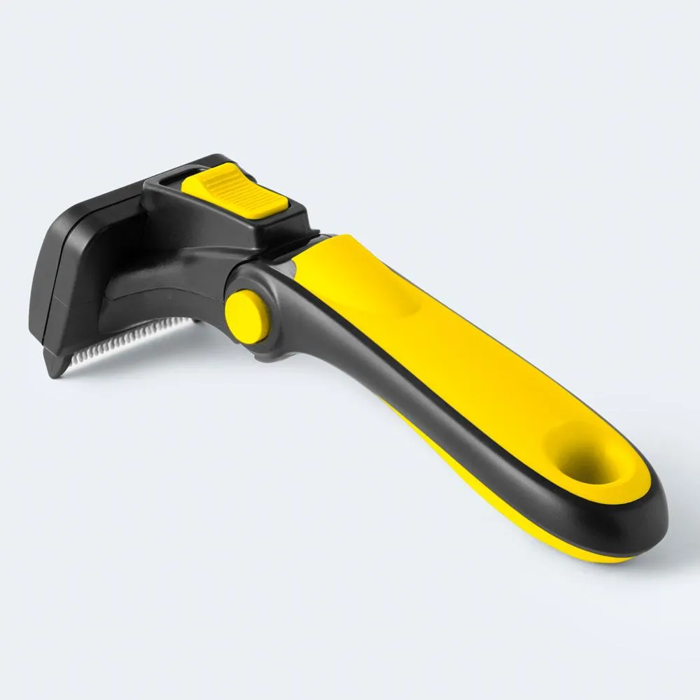 Refuresh Short and Medium Hair Dog Deshedding Tool Yellow Small^^^