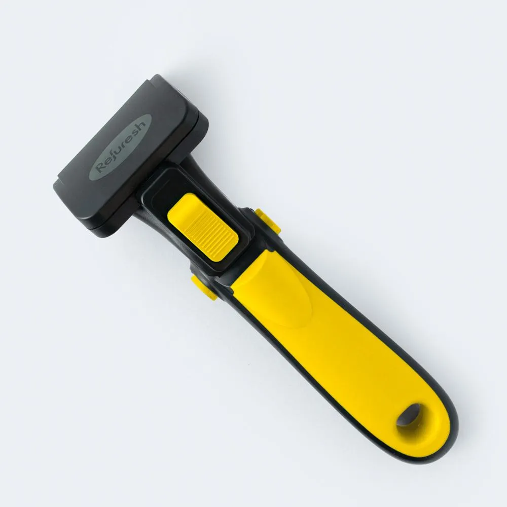 Refuresh Short and Medium Hair Dog Deshedding Tool Yellow Small^^^