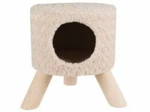 Shetland Cat Bed Rose Beige