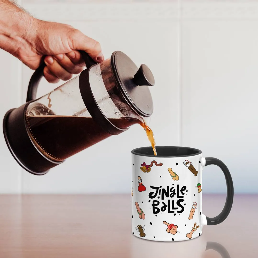 Tasse - Jingle Balls (Pimmel-Rundumdruck)