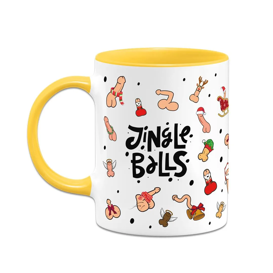 Tasse - Jingle Balls (Pimmel-Rundumdruck)