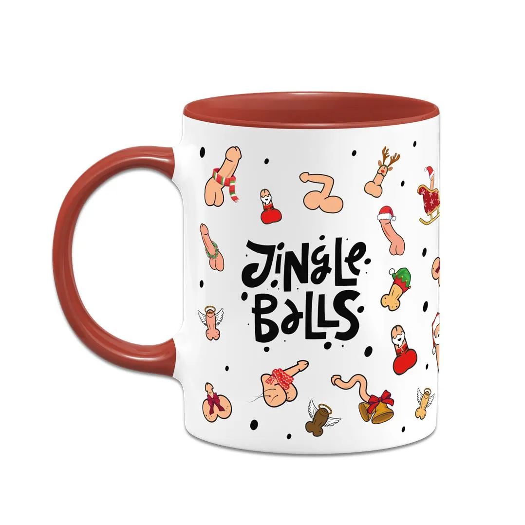 Tasse - Jingle Balls (Pimmel-Rundumdruck)