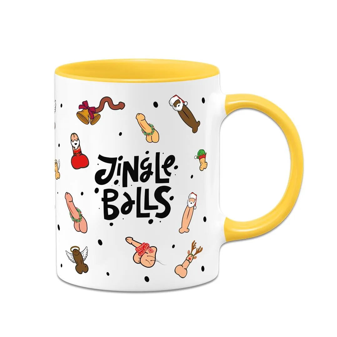 Tasse - Jingle Balls (Pimmel-Rundumdruck)