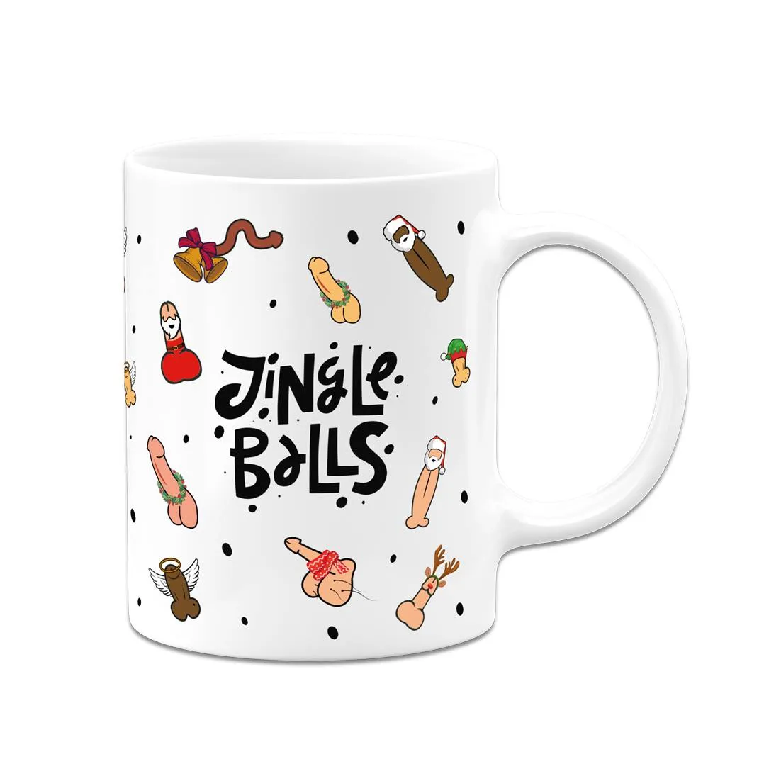 Tasse - Jingle Balls (Pimmel-Rundumdruck)