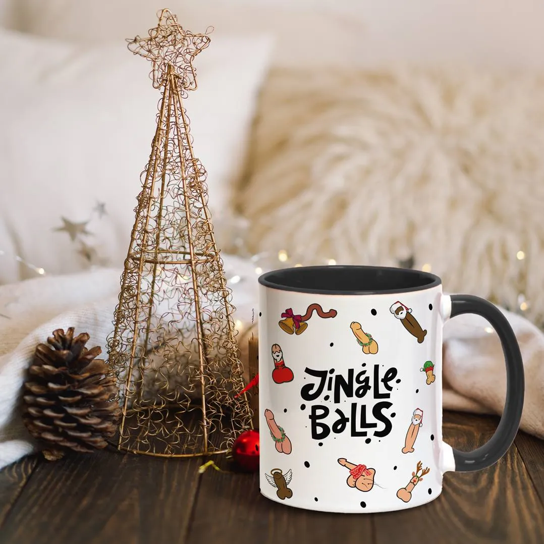 Tasse - Jingle Balls (Pimmel-Rundumdruck)