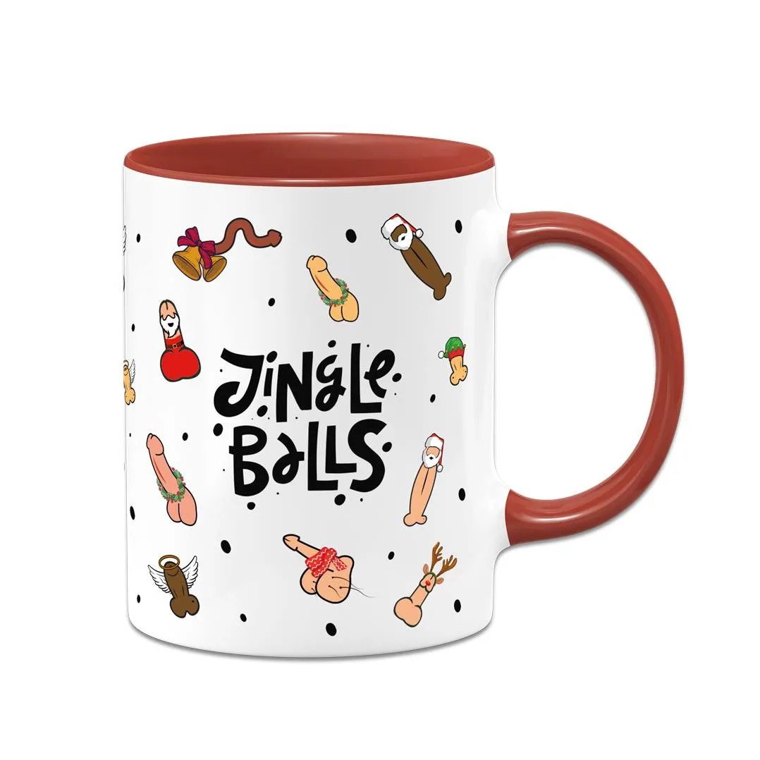 Tasse - Jingle Balls (Pimmel-Rundumdruck)